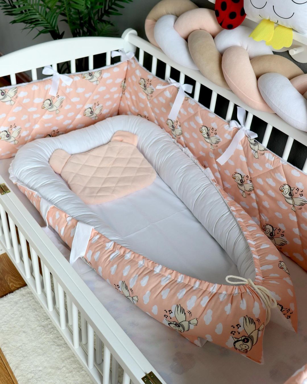 Бортики в дитяче ліжечко "Пташенята" - Зображення 4